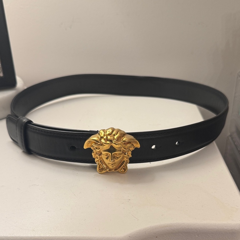 LA MEDUSA LEATHER BELT 1.2" / 3 CM